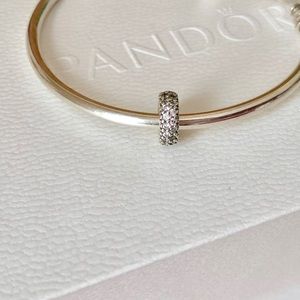 Pandora clear sparkle spacer